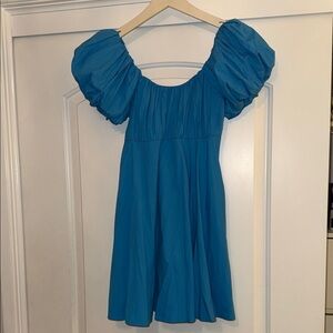 Abercrombie & Fitch Blue Midi Dress